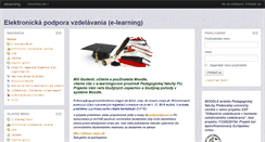 Desktop Screenshot of moodle.pf.unipo.sk